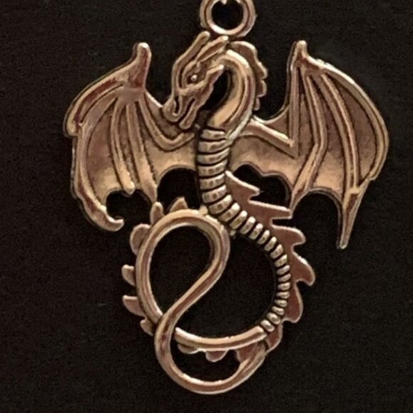 Dragon Earring, Punk Goth Earring, Dragon Jewelry, Gift Idea, Punk Goth Jewelry - Picture 1 of 7